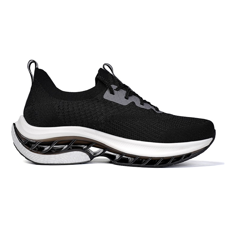 VOIT Running Shoes Unisex Low Top Black White