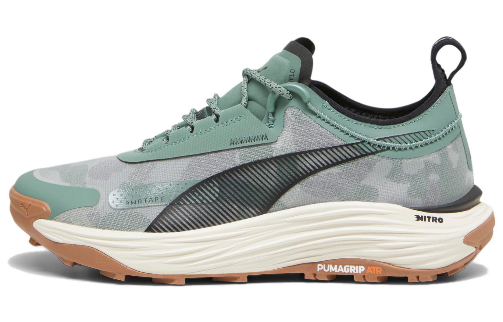 PUMA Voyage Nitro 3 Trail Running Shoes 'Grey Green Black'