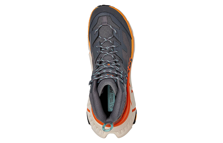 HOKA ONE ONE Tennine Hike Gore Tex Castlerock Persimmon Orange