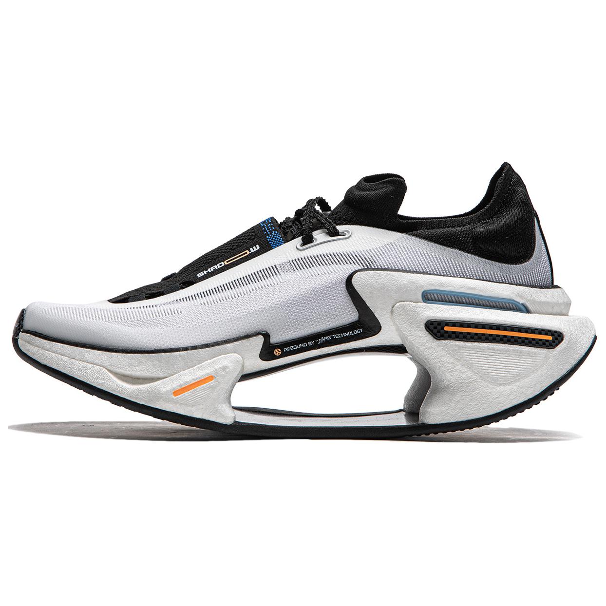 Li Ning Shadow 3.0 Low top CloudTec Long Distance Running Sprint Running Shoes Unisex Black White