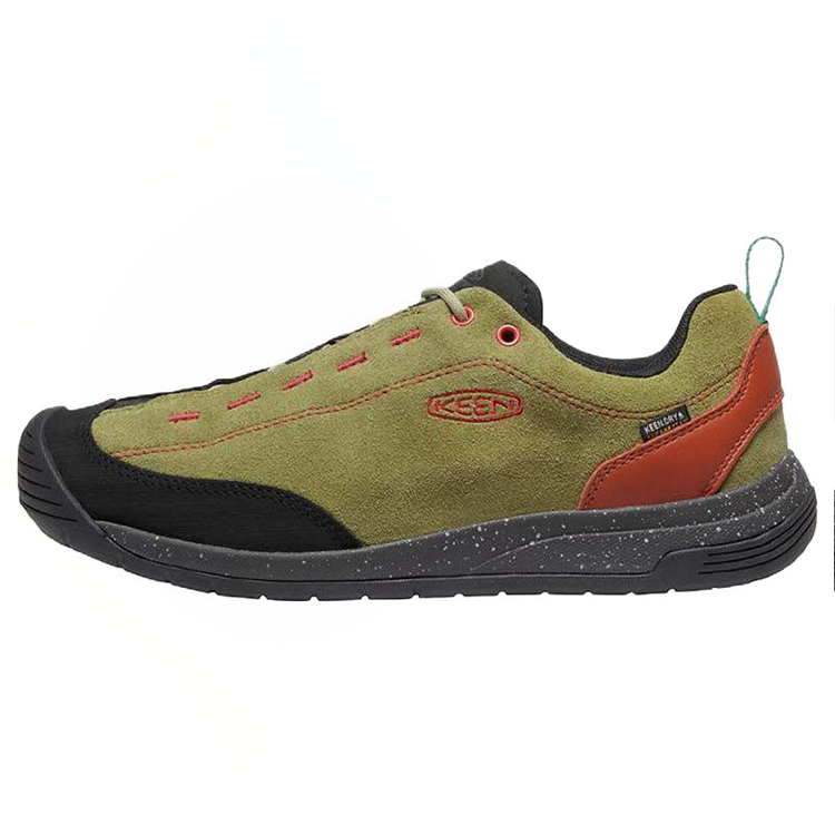 Keen Jasper Fashion Trend Cushioning Low top Outdoor Shoes Men's Army Green/Black
