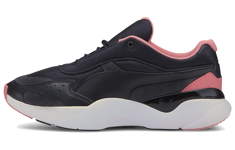 PUMA Lia Tonal Black/White/Pink Low Sneakers Women's