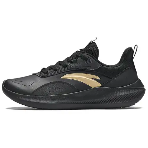 Anta Cushioning Waterproof Low top Casual Running Shoes Men's Black