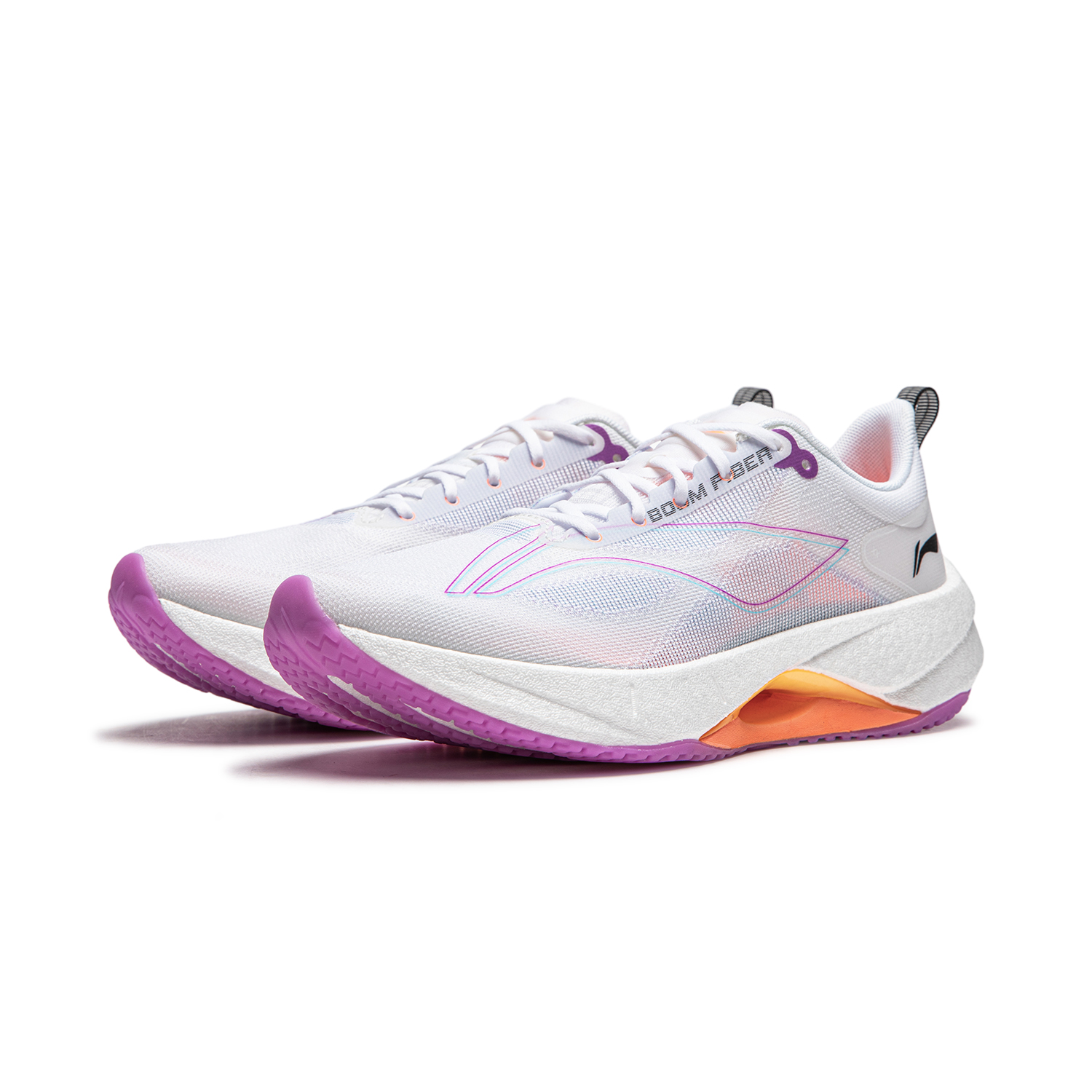 Li Ning Super Light 21 Running Shoes Women’s Low Top Standard White/Wisteria Purple