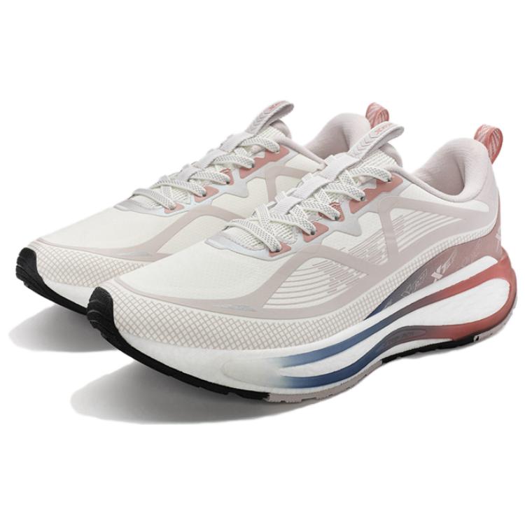 XTEP Slip Resistant Low top Running Shoes Women’s Gray White Pink