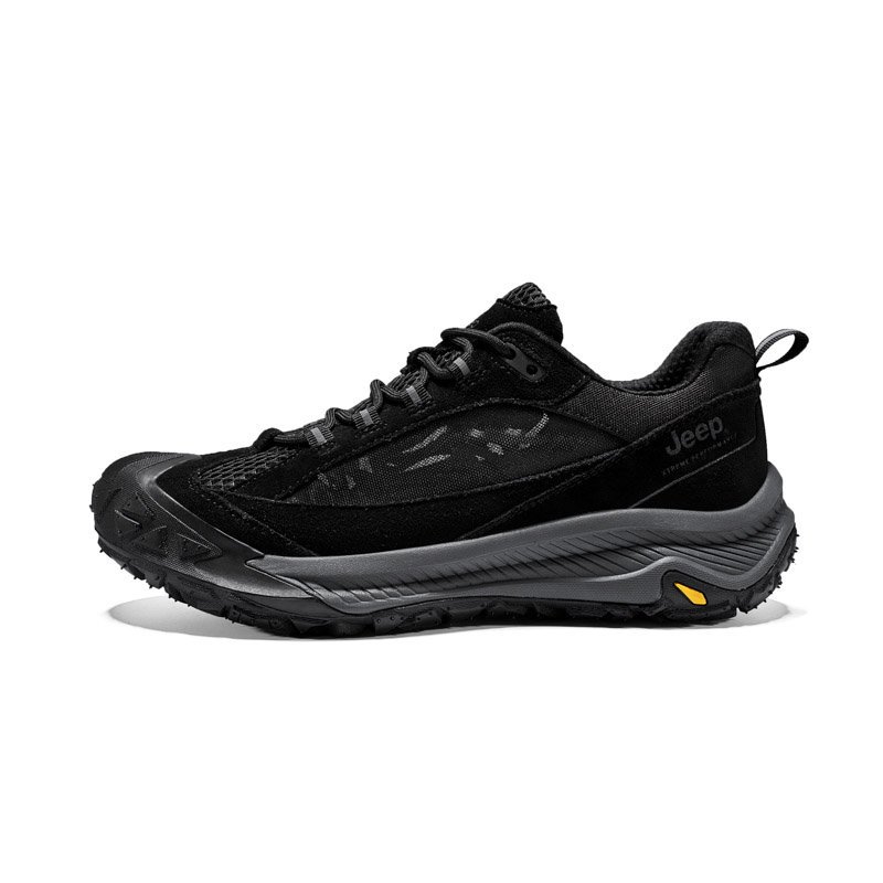 Jeep Moisture Wicking Lightweight Breathable Low top Outdoor Shoes Men’s Black