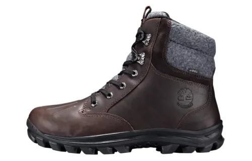 Timberland Chillberg Waterproof And Wear resistant Crew Outdoor Boots Dark Brown