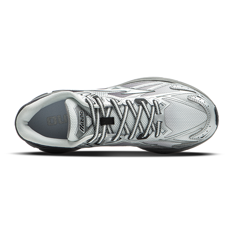 Mizuno Halo Mi Cushioning Slip Resistant Low top Running Shoes Unisex White Gray