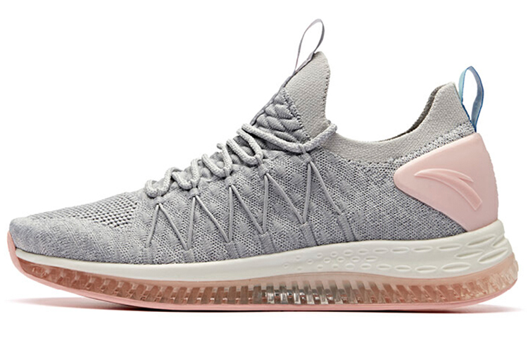 Anta Flashfoam Low top Running Shoes Women's Gray Pink