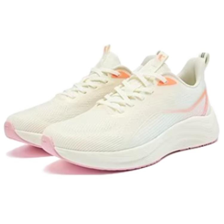 QIAODAN Wind Speed 2.0 Running Shoes Women’s Low Top White Orange Blue