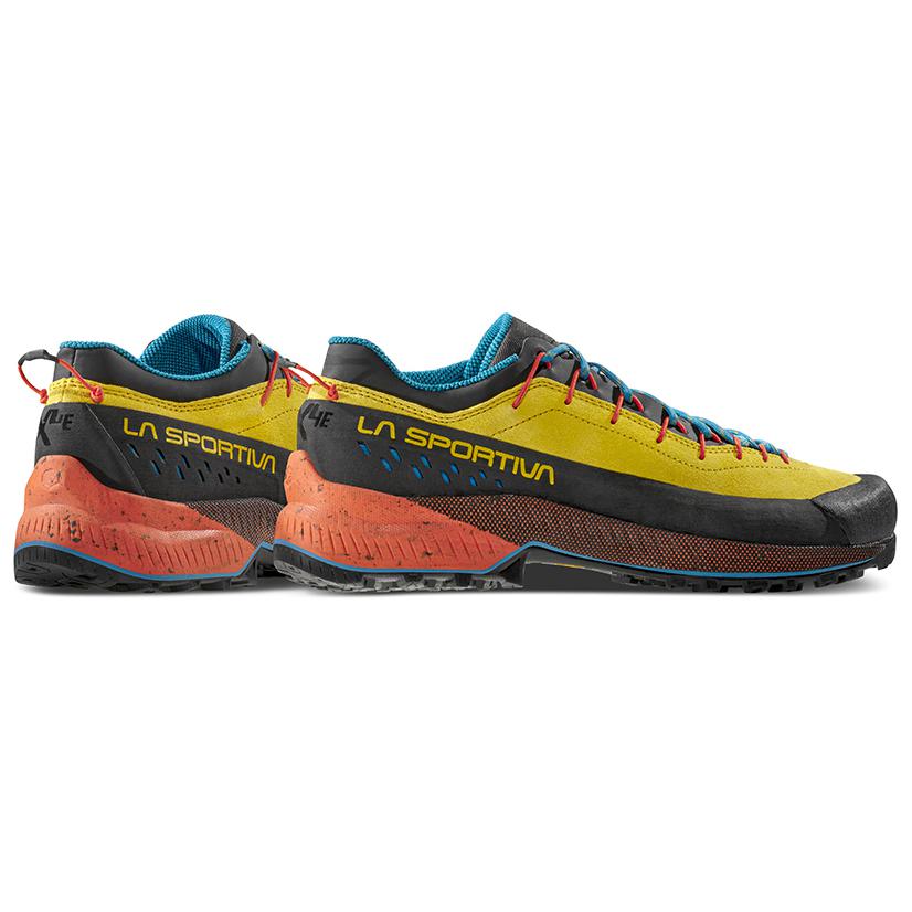 LA SPORTIVA Leather Comfortable Abrasion Resistant Abrasion Resistant Low top Outdoor Shoes Unisex Yellow