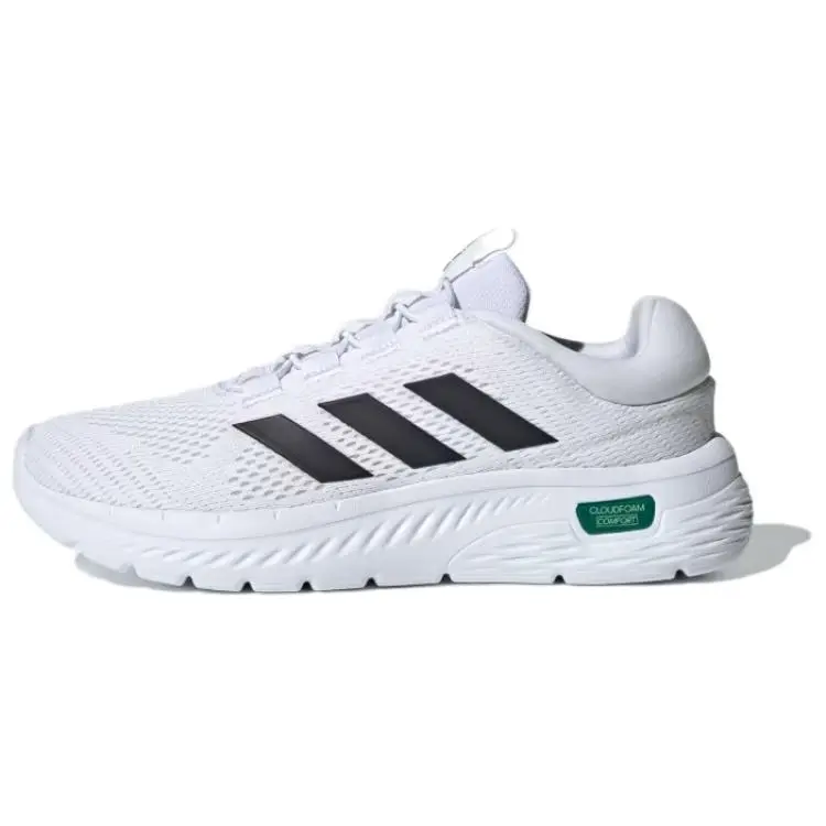 Adidas Cloudfoam Comfy El 'White Black Collegiate Green'