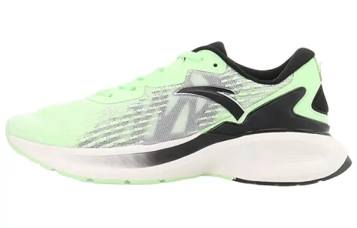 ANTA Tron 1.5 Running Shoes Men's Low Top Fluorescent Light Grass Green/Black