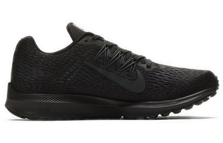 Мужские кроссовки Nike Zoom Winflo 5 (черные) — Чёрный — фото 2