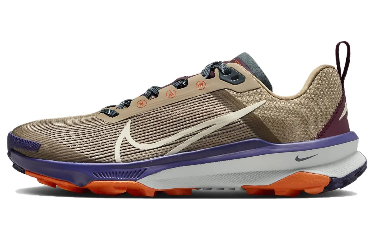 Nike React Terra Kiger 9 Khaki Deep Jungle Safety Orange Sea Glass Women's