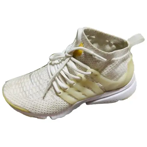 Nike Air Presto Abrasion Resistant Breathable Low top Running Shoes Women's Ecru