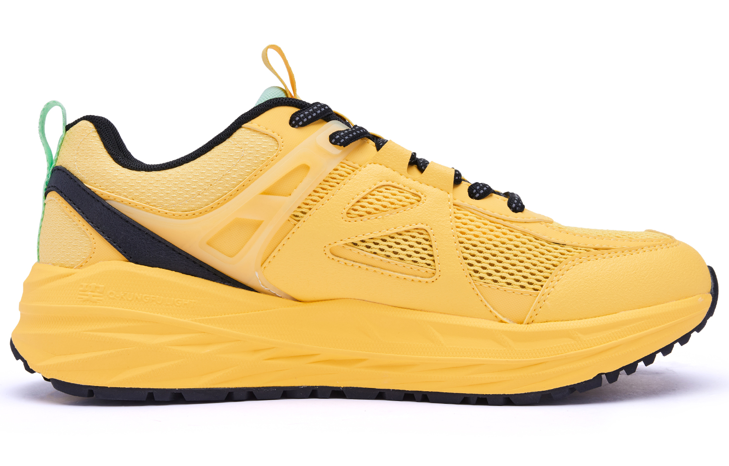 QIAODAN Wilder Cushioning Impact Resistant Abrasion Resistant Slip Resistant Low top Running Shoes Men’s Primulin Black