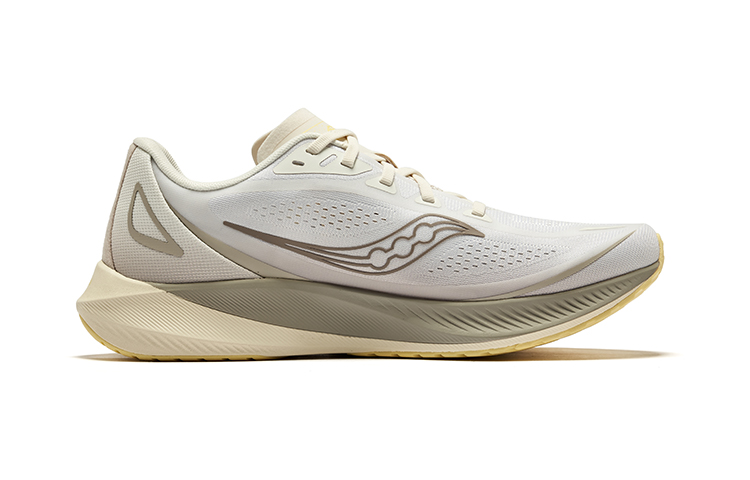 Saucony Low top Lightweight Training Cushioning Running Shoes Men’s Beige Coffee Caffeine