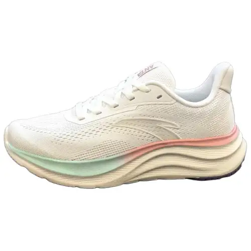 Anta Light Cloud 2 Comfortable Low top Casual Running Shoes Women's Papyrus White