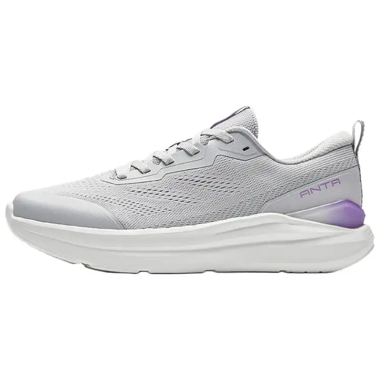 Anta Shen Xing LITE Cushioning, Wear Resistant Low top Casual Training Running Shoes Women's Microchip Gray