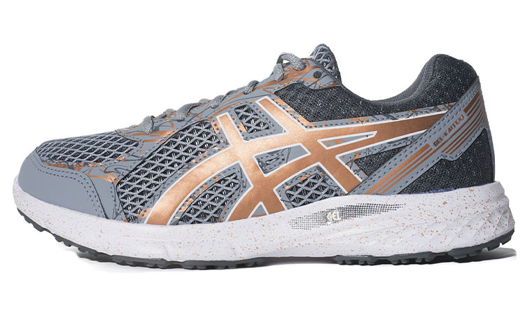 Asics Gel Kaiteki Breathable Low top Running Shoes Women's Gray Gold