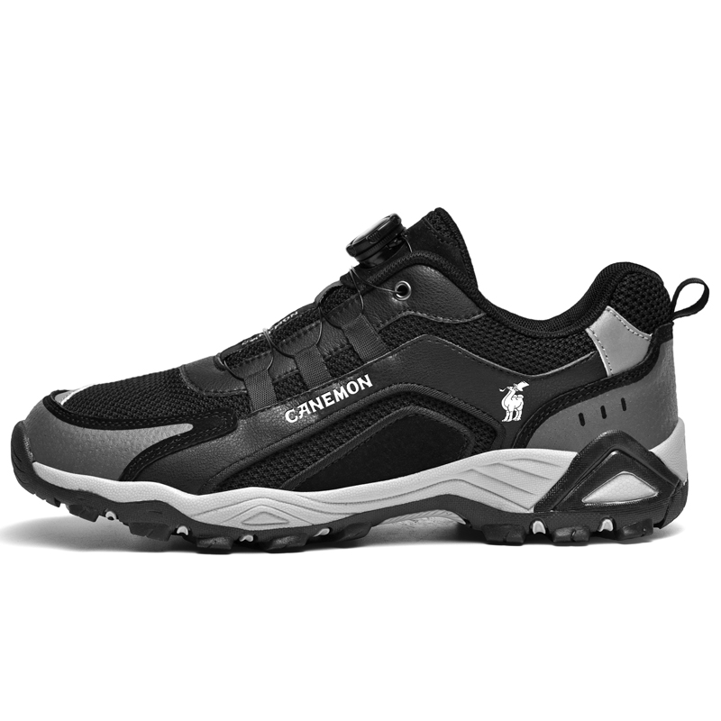 LINGHANGLUOTUO Outdoor Shoes Men’s Low Top Black/Gray/Blue/Sand