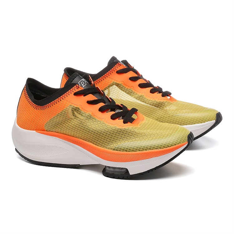 Voit Cushioning Rebound Abrasion Resistant Lightweight Breathable Low top Air Cushion Running Shoes Unisex Orange