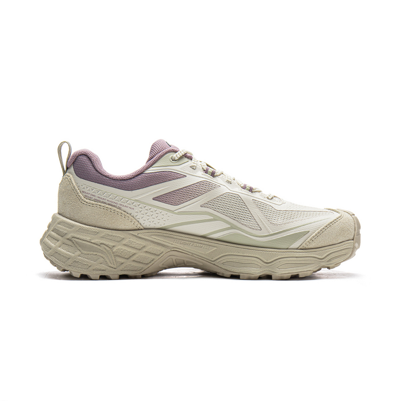 Li Ning Outdoor CF Tracing Breathable And Resilient Low top Outdoor Shoes Unisex Xuan Paper White