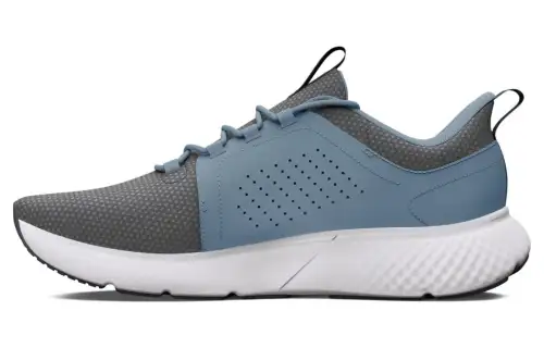 Under Armour Charged Decoy Comfortable Leather Low top Running Shoes Men's Blue Gray