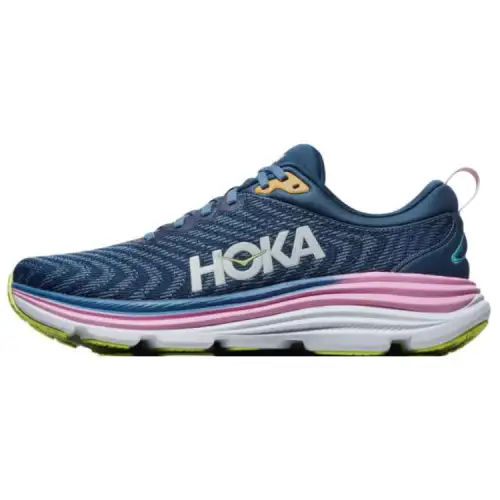 HOKA ONE ONE Gaviota 5 Slip Resistant Abrasion Resistant Low top Running Shoes Women's Cyan