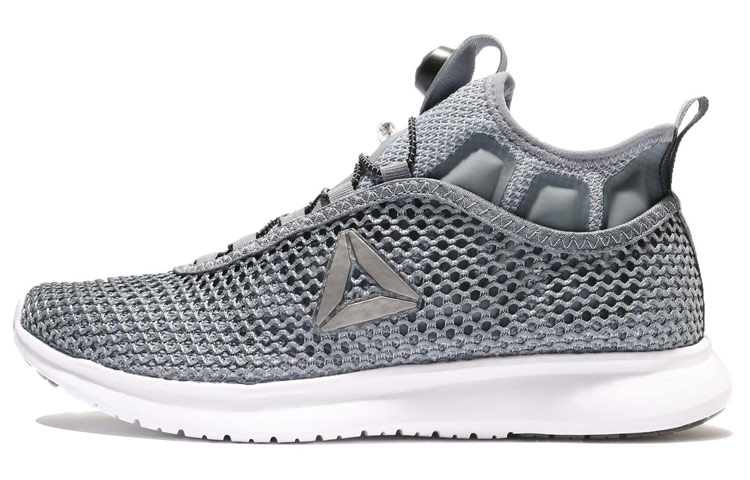 Reebok Pump Plus Running Shoes Men's Mid Top Silver Gray
