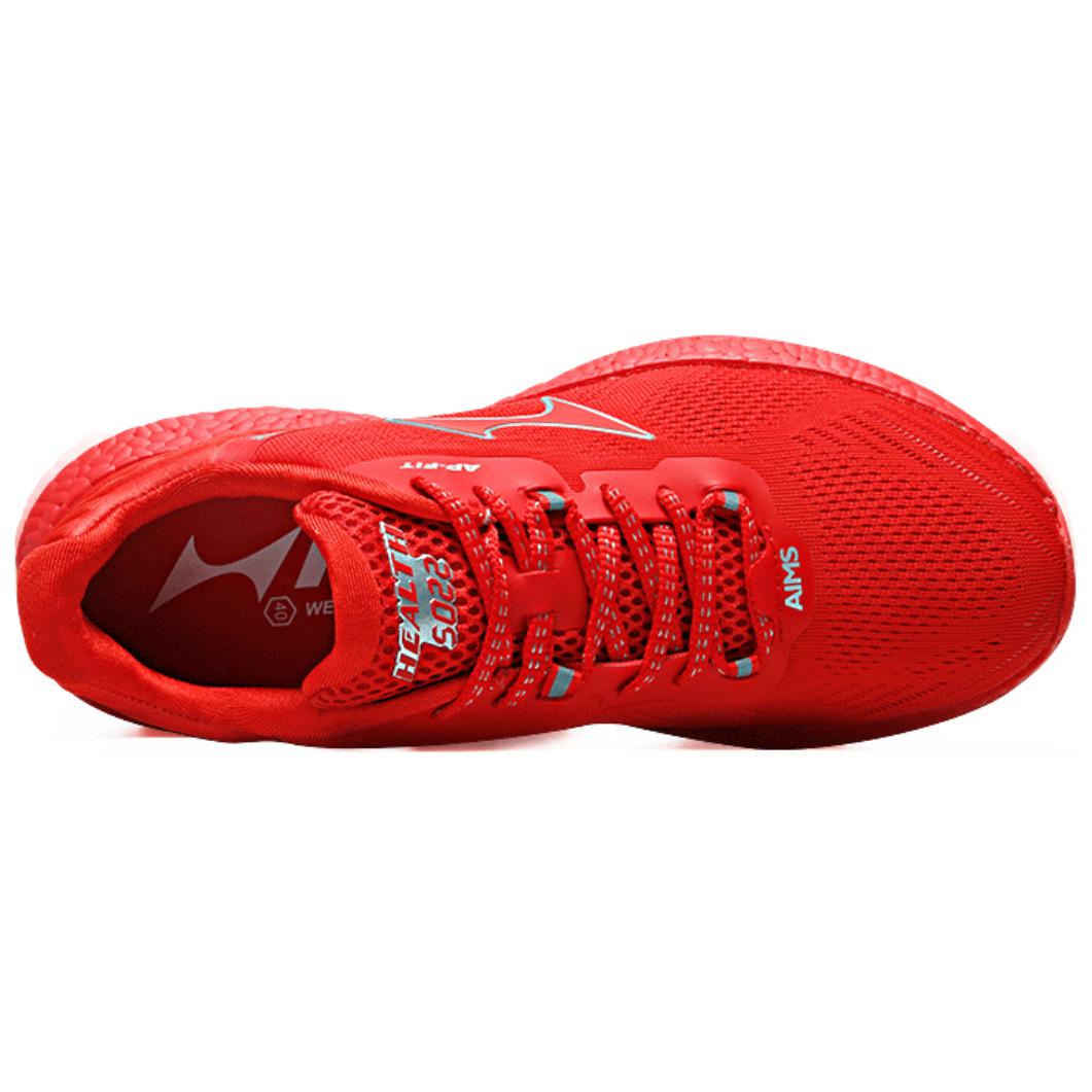 HEALTH Abrasion Resistant Breathable Low top Casual Running Shoes Unisex Red