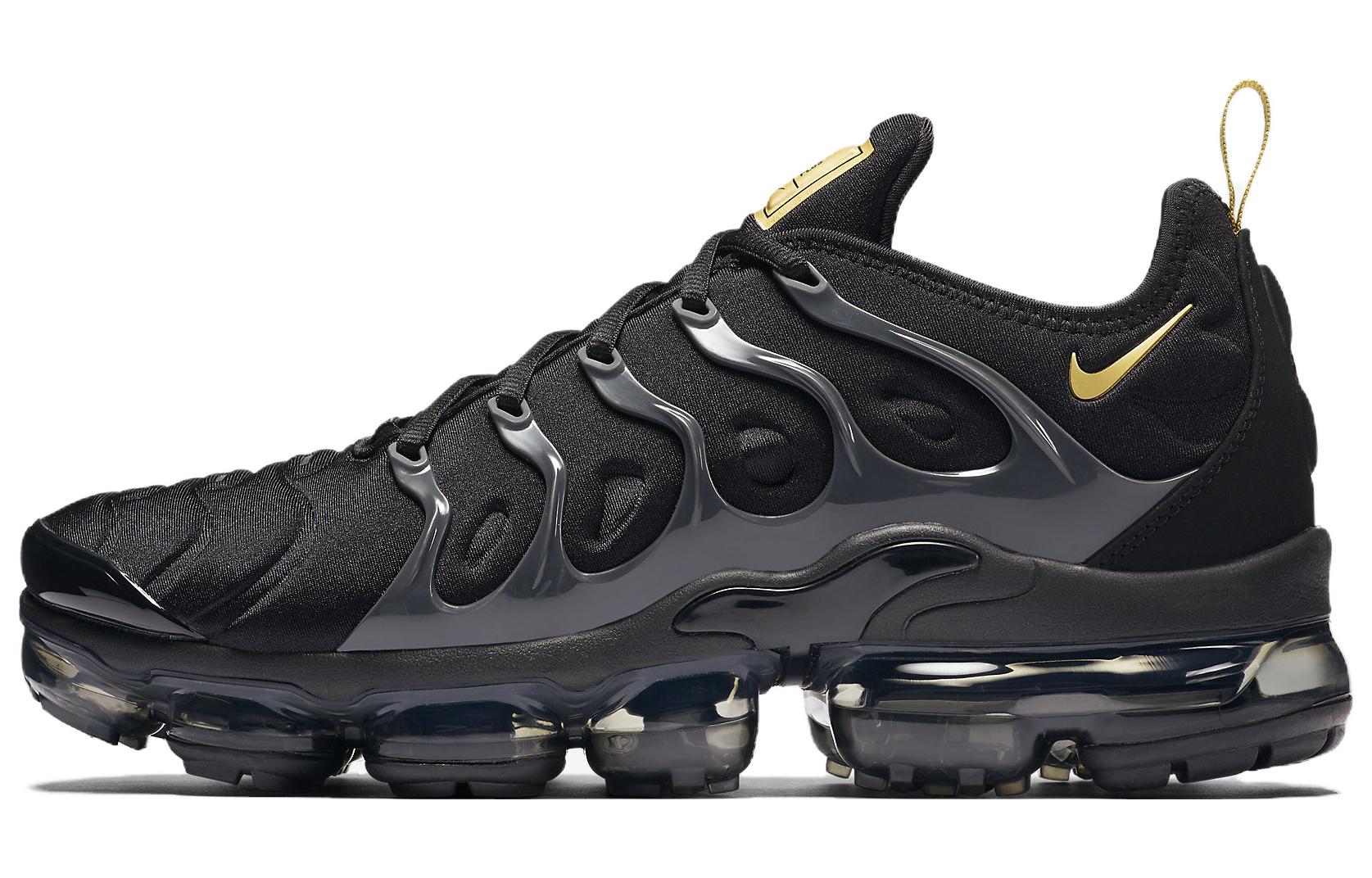 Nike Air VaporMax Plus Black Metallic Gold Anthracite