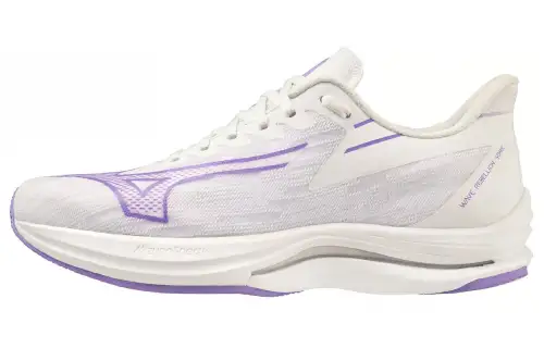 Mizuno Women's Wave Rebellion Sonic Wide 'White Purple' Women's