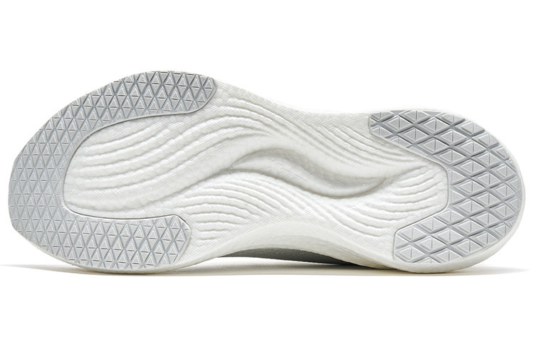 XTEP Kompanio Abrasion Resistant Cushioning Lightweight Low top Running Shoes Women's Gray White
