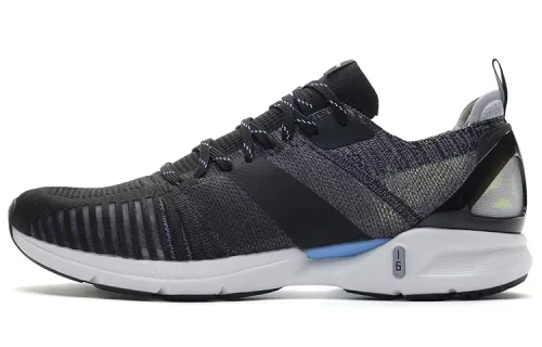 Li Ning Super Light 16 Breathable Lightweight Support Low top Running Shoes Men's Black Blue