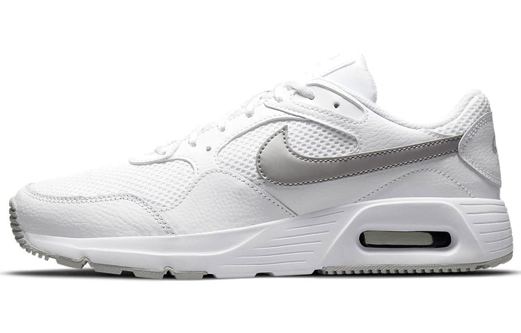 Женские кроссовки Nike Air Max SC (бело-серебряные)