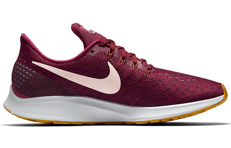 Женские кроссовки Nike Pegasus 35 (бордовый) — фото 2