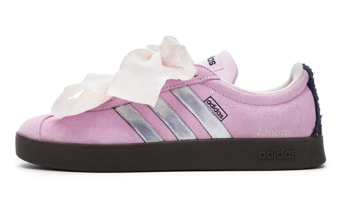 Adidas VL COURT 2.0 Low top Skateboard Shoes Unisex Pink
