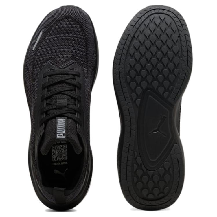 PUMA Skyrocket Light Comfortable And Lightweight Low top Casual Running Shoes Unisex Black Gray