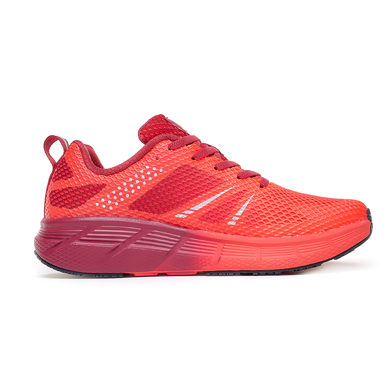 TREEPERI Running Shoes Unisex Low Top Dark Red