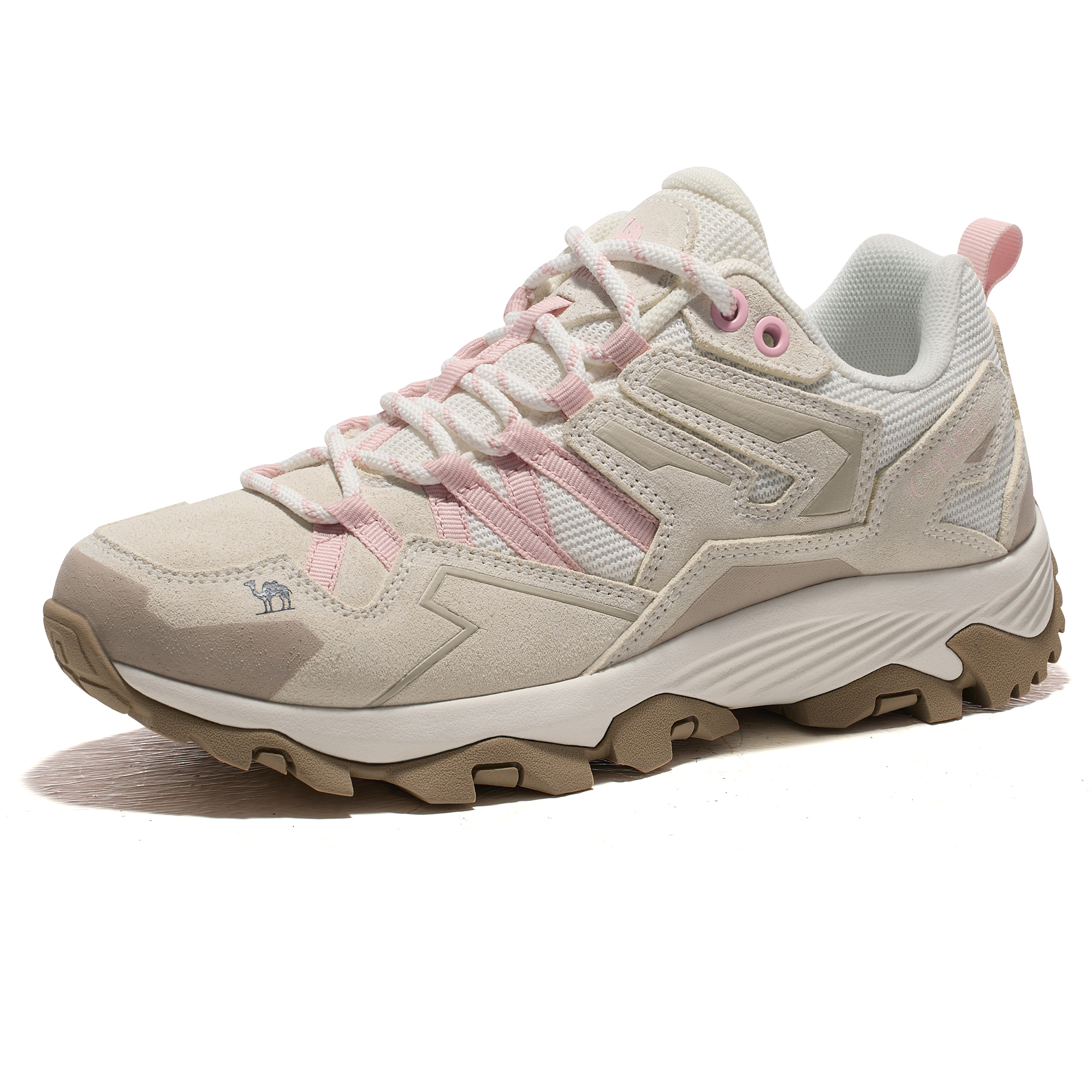 CAMEL Kunlun Mountain 2.0 Cow Suede Cushioning Slip Resistant Abrasion Resistant Low top Outdoor Shoes Women’s