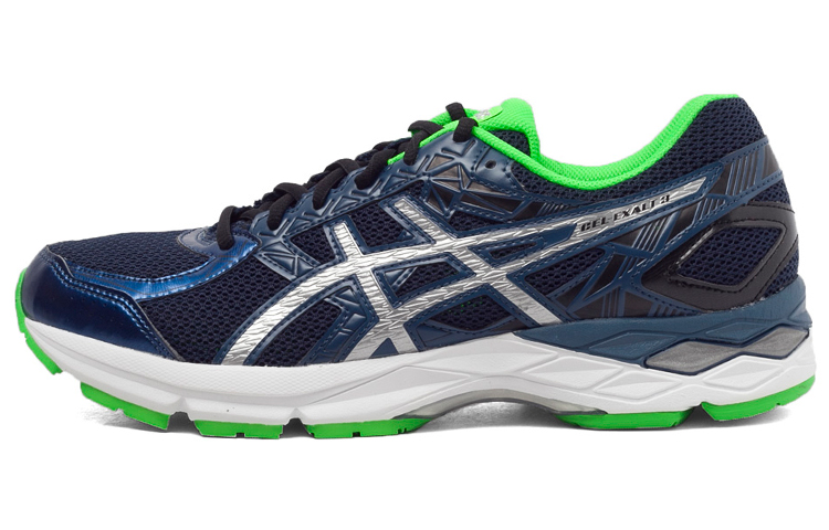 Asics Gel Exalt 3 Low top Running Shoes Men's Navy Blue White