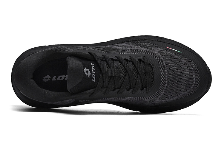 LOTTO Running Shoes Unisex Low Top Black/Red/Gray