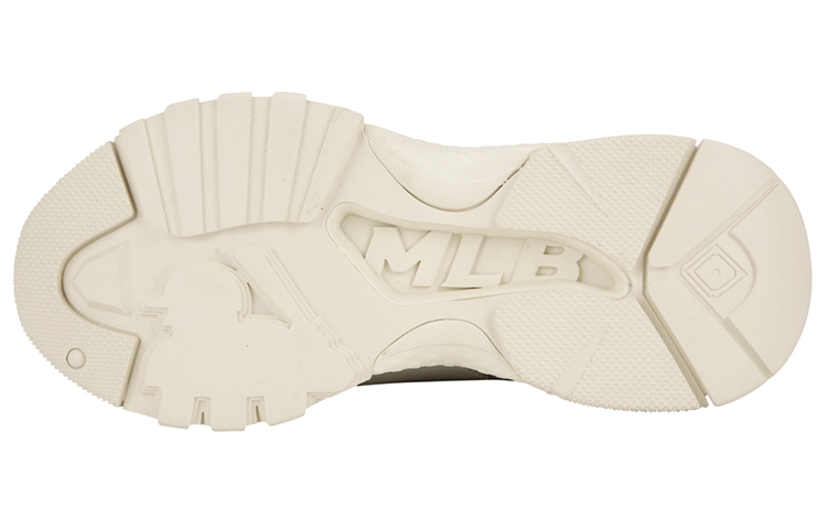 MLB Big Ball Chunky Sneakers Unisex Low Top Beige