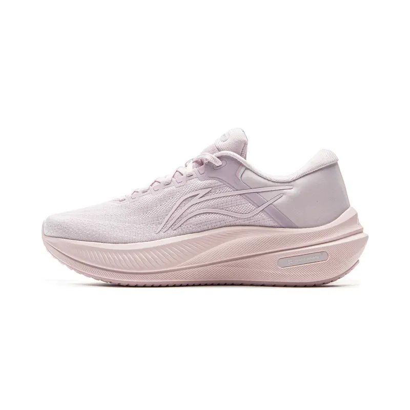 Li Ning Yueying 5 Textile Cushioning Abrasion Resistant Breathable Height Increasing Low top Sprint Running Shoes