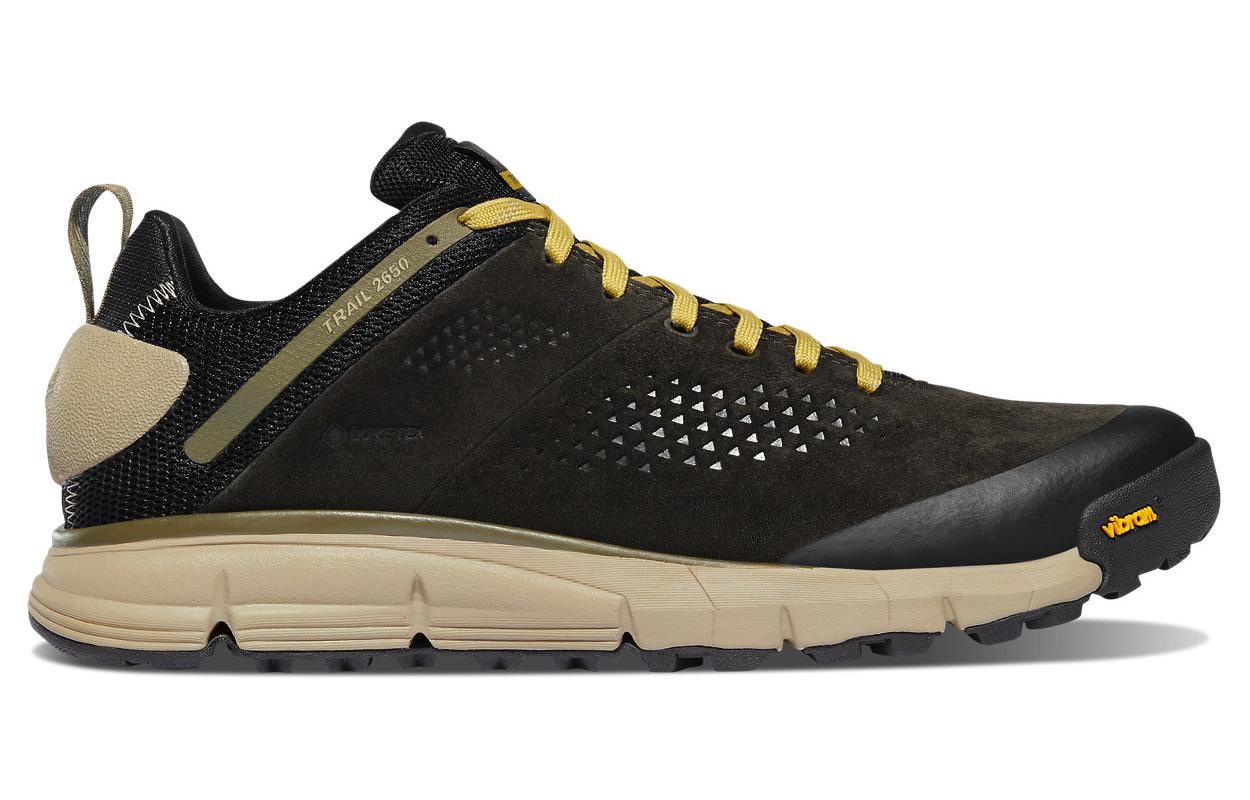 Danner Trail 2650 Suede Low top Athletic Shoes Men’s Black Yellow