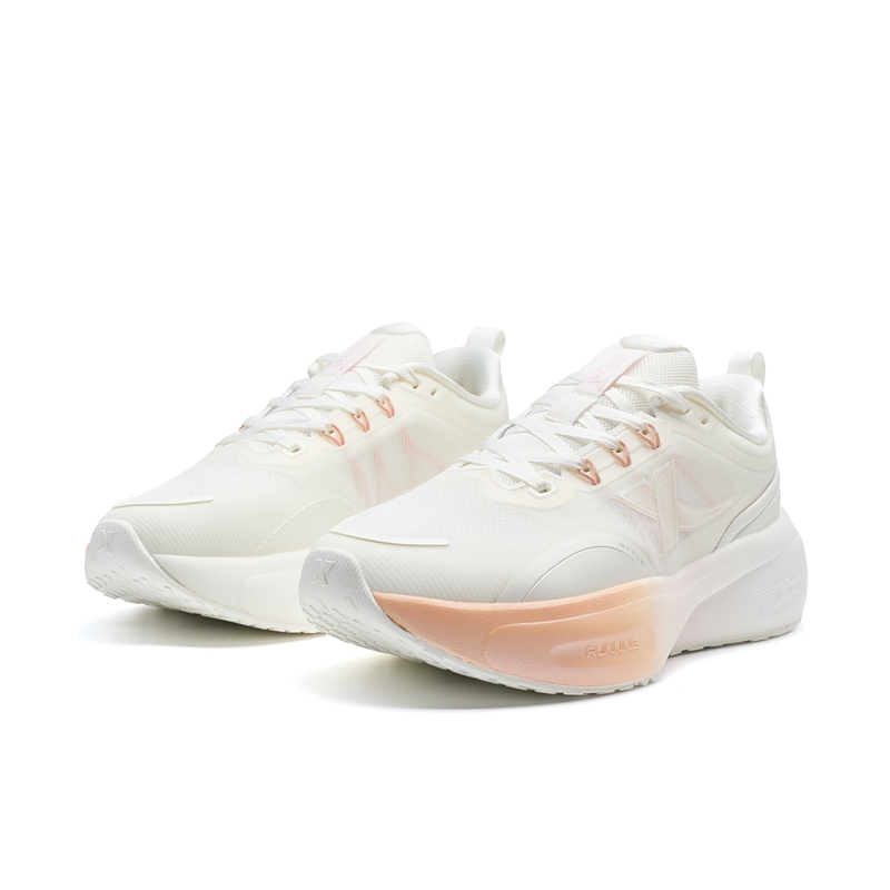 XTEP Jet Feather Slip Resistant Abrasion Resistant Low top Running Shoes Women’s White