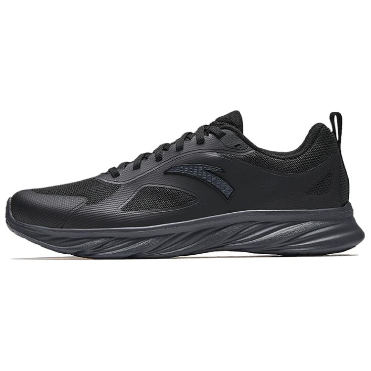 CHAOJIANTA Slip Resistant Breathable Cushioning Low top Casual Running Shoes Men’s Black