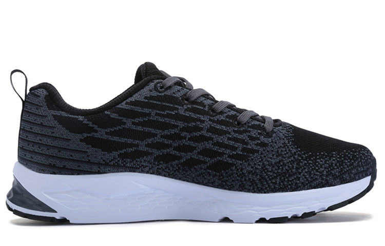 XTEP Cushioning Breathable Low top Running Shoes Men’s Black Gray